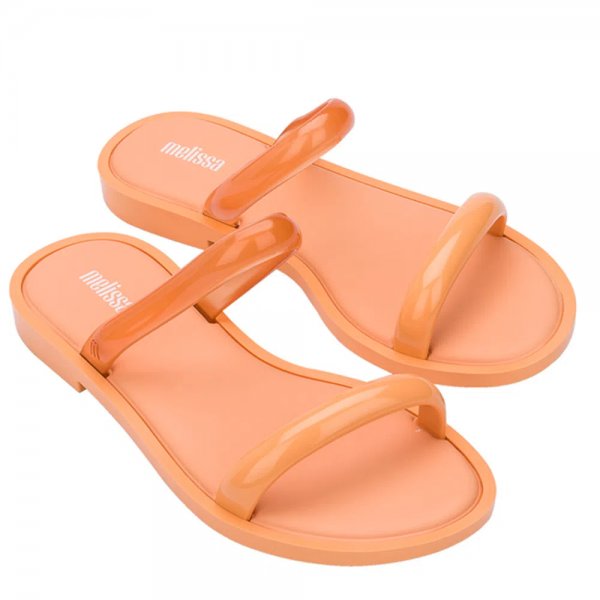 Grilu Surf Skate Shop Chinelo Melissa Wave Laranja Laranja
